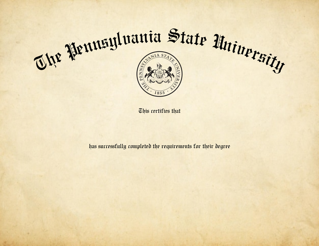 Certificate presentation detail